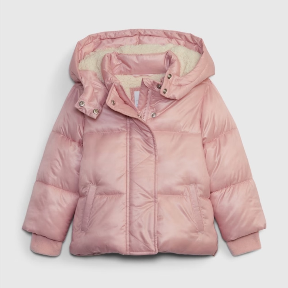 GAP Toddler Recycled Shine Puffer Jacket